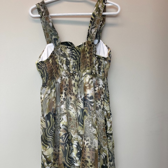 3/$30 Marie Claire Boutiques Green dress - Picture 3 of 4